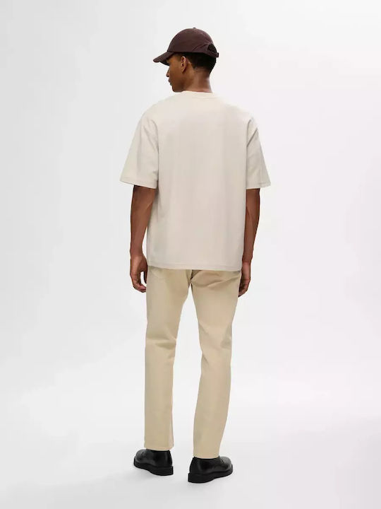 Selected T-shirt Oatmeal