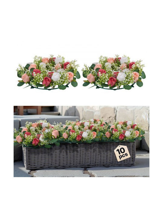 Τριαντάφυλλο σε Ροζ Χρώμα 8.89cm 10τμχ Vevor