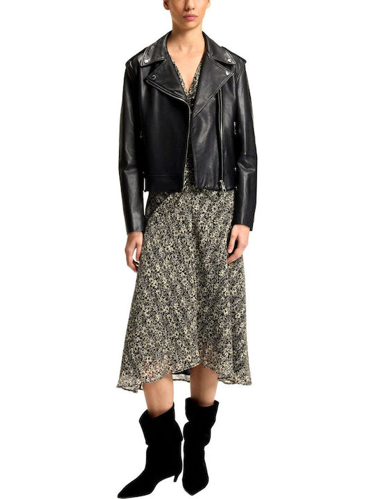 C_sandy Damen Bikerjacke Black