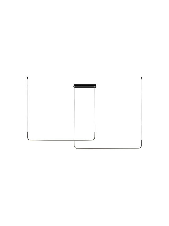 Zuma Line Led Lumini Suspendate Rike 2023199-bk 40w Cct Negru