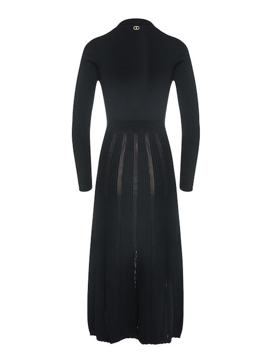 Midi Abendkleid Schwarz