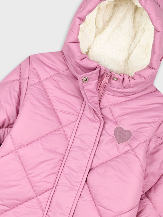 Kinder Freizeitjacke mit Kapuze Purple