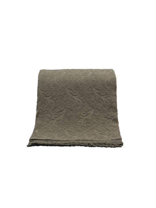 InTheBox Damasko Armchair Throw Jacquard 130x170cm Beige