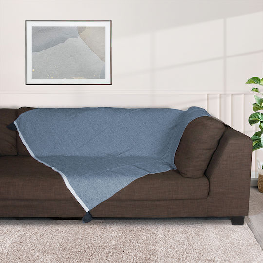 Viosarp Покривка За Двуместен Диван 170x230см Червена