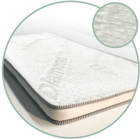 Matratzentopper Diamond King Size Schaumstoff 190x200x10cm