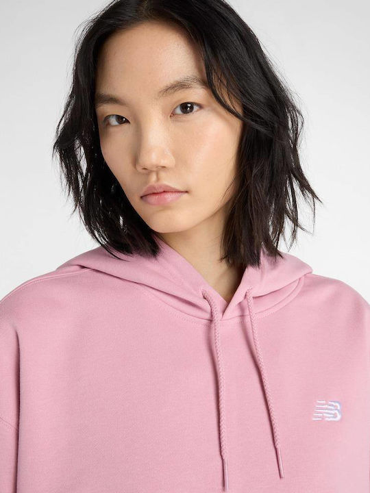Essentials Women's Sweatshirt French Terry with Hooded Pink