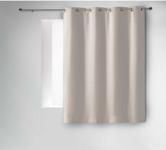 Vorhang Fenster mit Grommet Occult Ecru 140x180cm