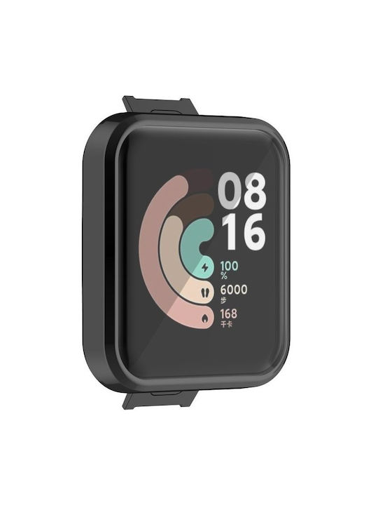 Θήκη Σιλικόνης σε Μαύρο χρώμα για Xiaomi Mi Watch Lite Θήκη Σιλικόνης σε Μαύρο χρώμα για Xiaomi Mi Watch Lite