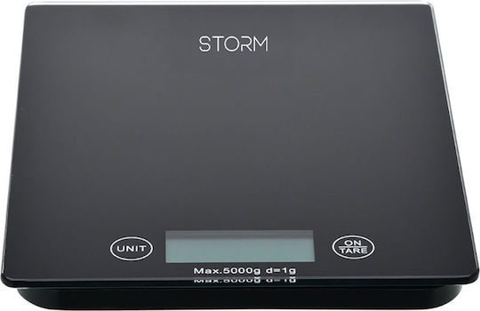 Estia Storm Digital Kitchen Scale up to 5kg Black