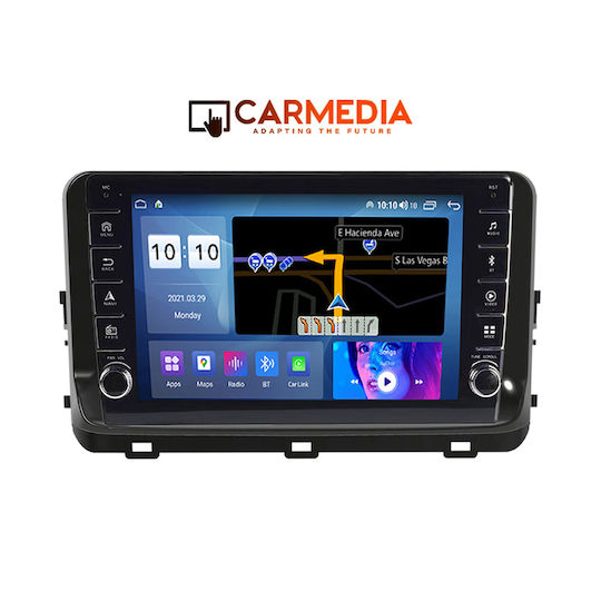 Carmedia Auto-Audiosystem für Kia Ceed / XCeed 2018 (Bluetooth/USB/WiFi/GPS/Apple-Carplay/Android-Auto) mit Touchscreen 10"
