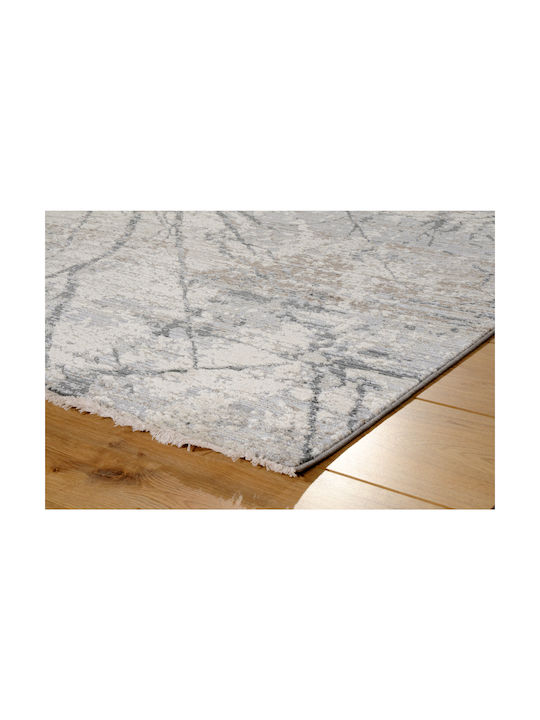 Tzikas Carpets Modern Bedroom Rugs Set Gray 394-0-355-72189-695 3pcs