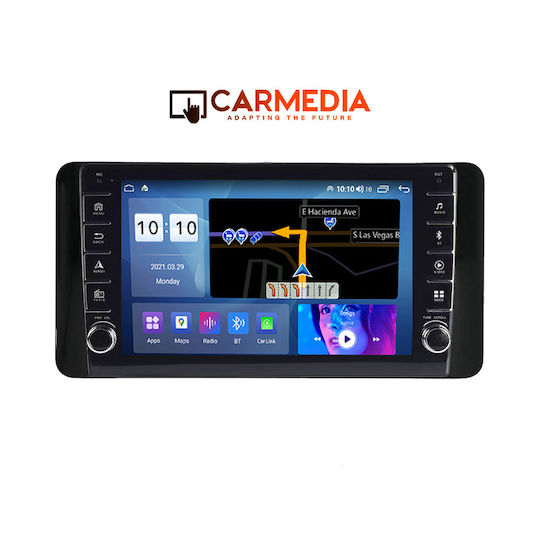 Carmedia Auto-Audiosystem für Skoda Kamiq 2018 (Bluetooth/USB/WiFi/GPS/Apple-Carplay/Android-Auto) mit Touchscreen 10"