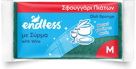 Endless Kitchen Sponge for Dishes Yellow