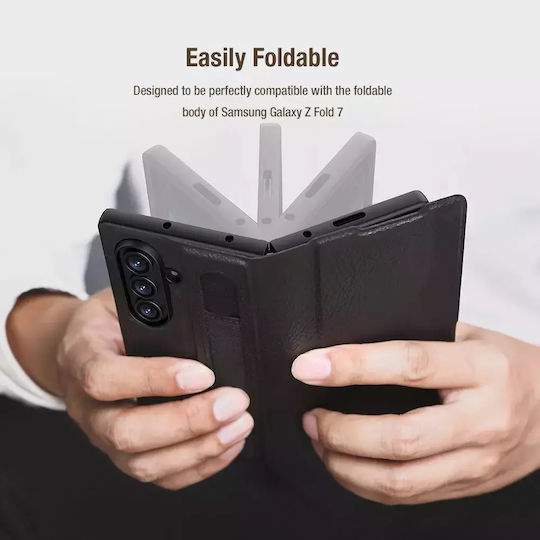 Nillkin Aoge Book Δερματίνης / Πλαστικό Μαύρο (Galaxy Z Fold7)