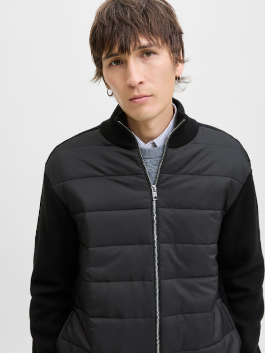 Men's Knitted Cardigan Black