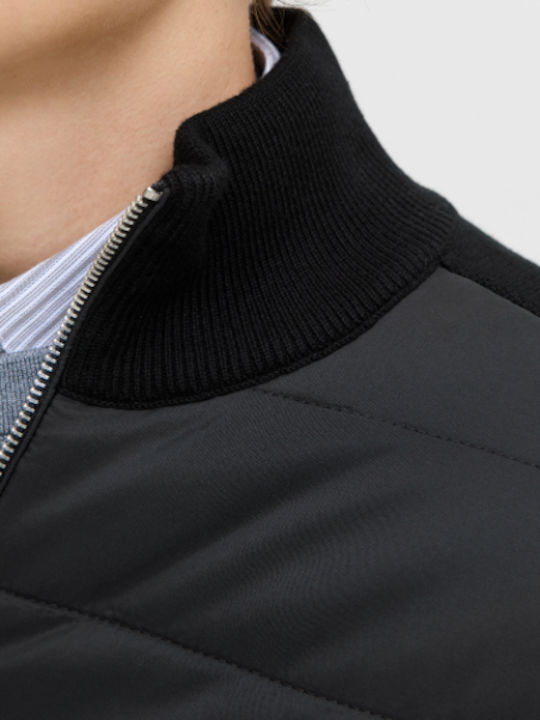 Men's Knitted Cardigan Black