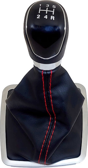Gear Shift Knob Boot Red Stitching Ford Focus Mk2 Facelift 2008-2014