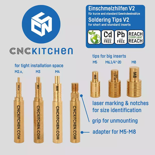 Soldering Tips V2.1 Compatible Hakko 900m T18