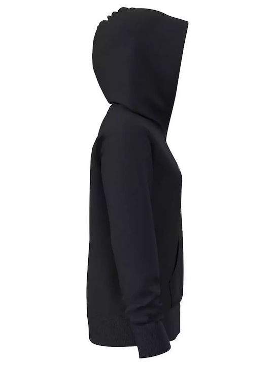 Under Armour Fleece Kids Sweatshirt with Hood and Pockets Black Rival