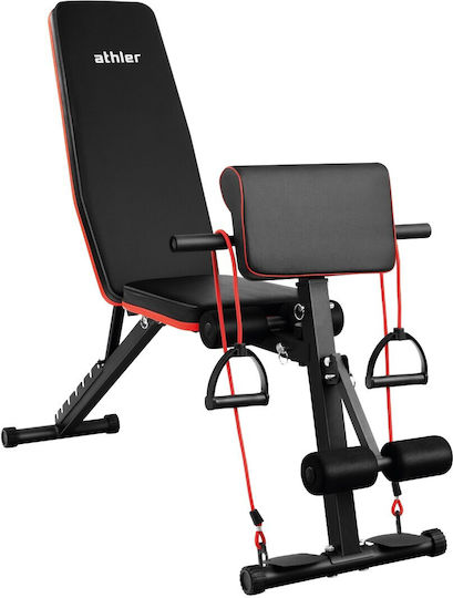 Athler Rückgang Workout-Bank Unterleib