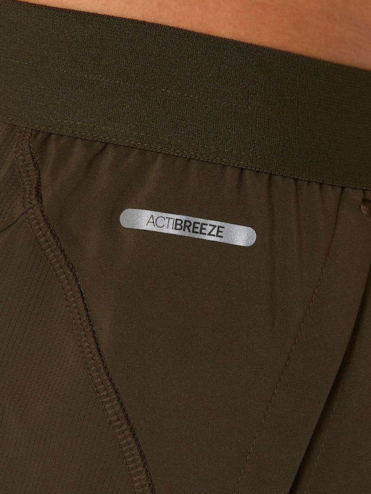 Road 5in Sports Men's Brown Shorts