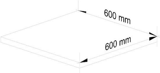 Επιδαπέδιο Ντουλάπι με Πάγκο Εργασίας Sonoma Oak, White 60x46x85εκ.