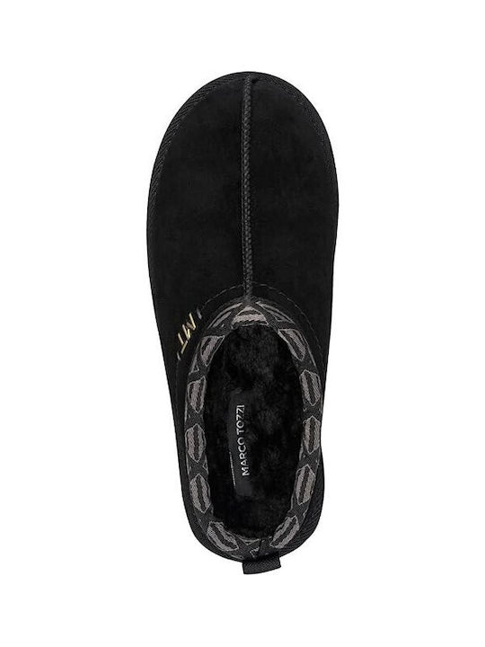 Mules mit Absatz in Schwarz Farbe