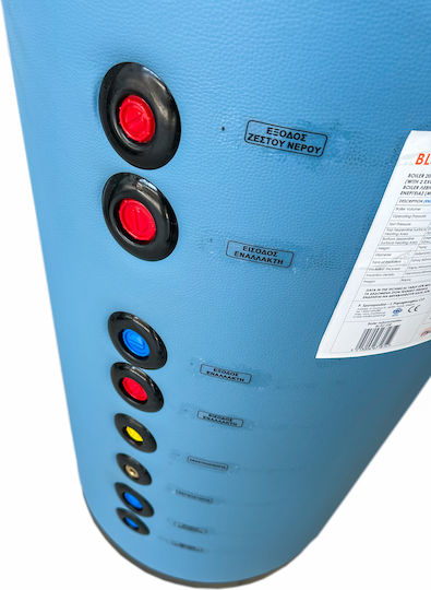 MasterSOL Boiler Λεβητοστασίου Glass 500lt με δύο Εναλλάκτες Τριπλής Ενέργειας