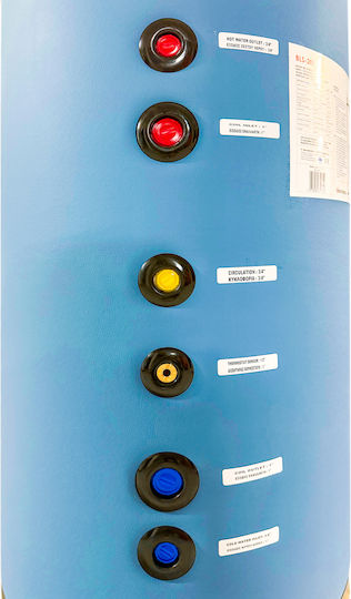 MasterSOL Boiler Λεβητοστασίου Glass 300lt με έναν Εναλλάκτη Διπλής Ενέργειας