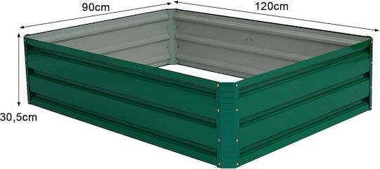 Costway Ghiveci Metal Verde 120x90x30.5cm.