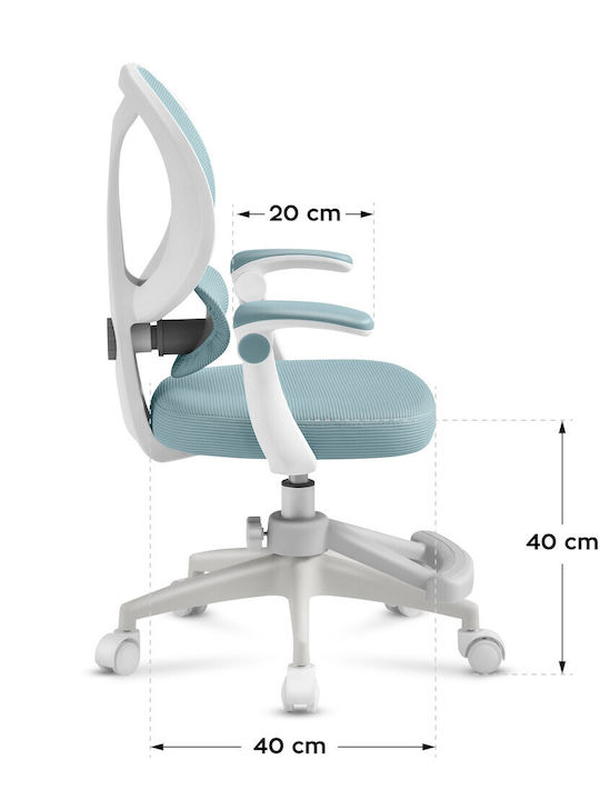 Desk Chair with Armrests Green