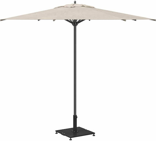 vidaXL Metallic Black Umbrella Stand 45x45x31cm