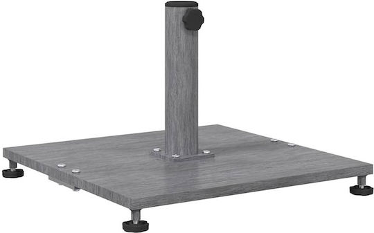 vidaXL Metallic Umbrella Stand Brown 45x45x31cm
