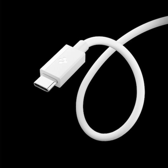 Spigen USB 2.0 Kabel USB Typ-C männlich - USB-A 60W Power Delivery Weiß 2m ACA08716