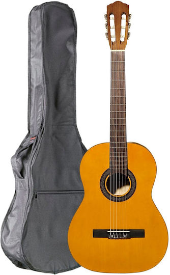 Stagg Scl50-nat Konzertgitarre 4/4 Hochglanz mit Stagg Stb-1 C Tasche Bundle