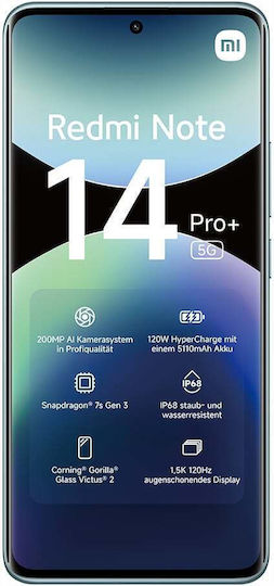Xiaomi Redmi Note 14 Pro+ 5G Dual SIM (8/256GB) Frost Blue