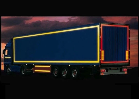Gelbes Reflexband 25m Wabenkasten Auto