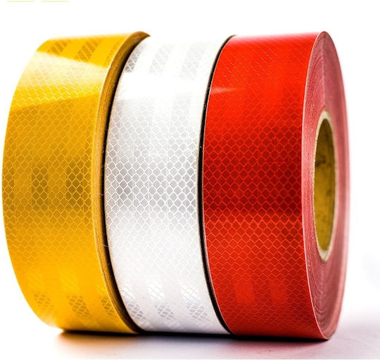 Gelbes Reflexband 25m Wabenkasten Auto