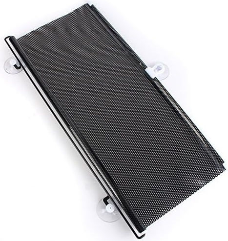 Universell Ausziehbarer Auto-Sonnenschutz Rollentyp Faltbar Uv-Schutz Windschutzscheibe Seitenscheibe Kompatibel Mit Den Meisten Autos 68 X 125cm