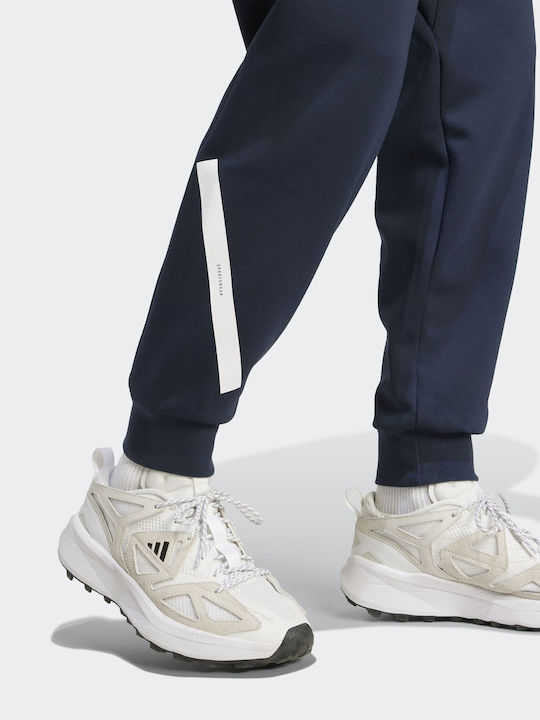 Training Jogginghose mit Gummizug Blau