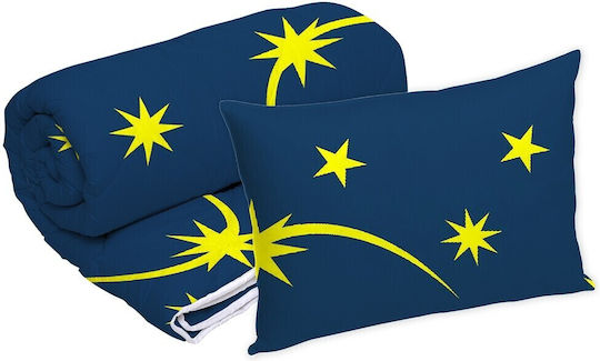 Alcam Σετ Πάπλωμα Μονό 140x200εκ. Moon Night Moon Night 2τμχ