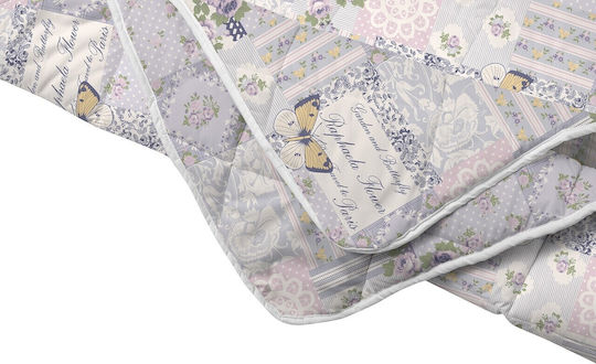 Alcam Raphaela Tagesdecke Doppelbett Mikrofaser Flieder 200x220cm