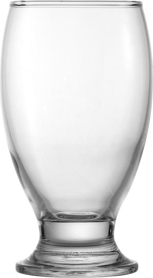Uniglass Mykonos Ποτήρι Νερού από Γυαλί Κολωνάτο 280ml