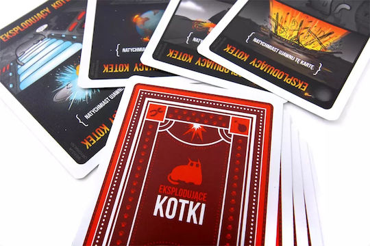 Board Game Exploding Kittens (PL) for 2-5 Players 7+ Years Old (PL) Rebel Games