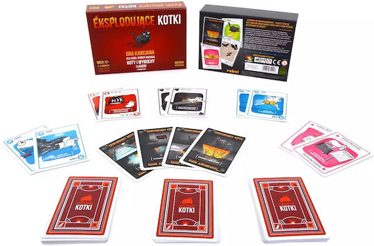 Board Game Exploding Kittens (PL) for 2-5 Players 7+ Years Old (PL) Rebel Games