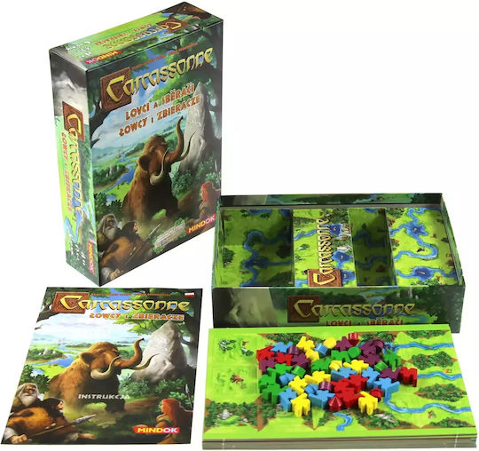 Board Game Carcassonne Hunters And Collectors for 2-5 Players 8+ Years Old (PL) Bard