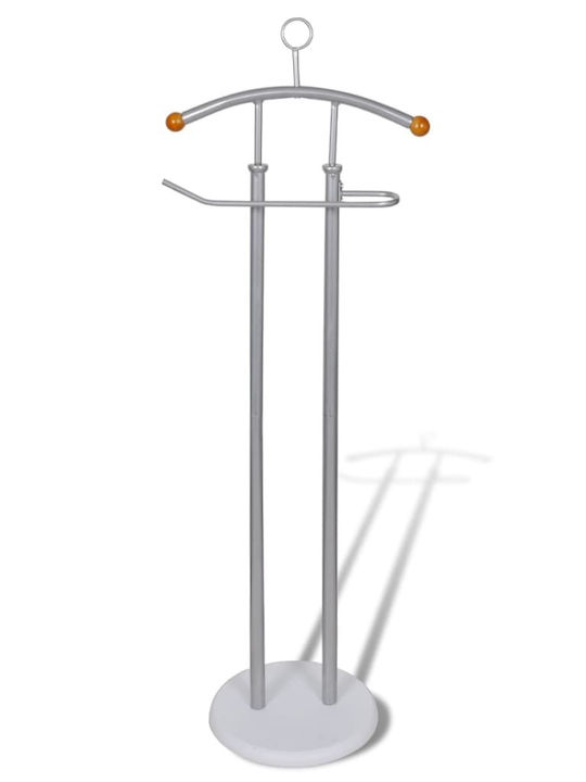 vidaXL Floor Garment Rack made of Metal Gray 43x28x113cm