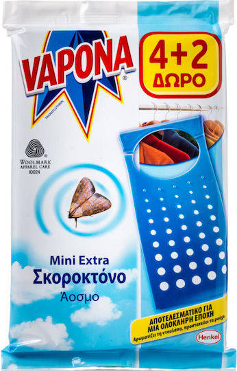 Vapona Mottenbekämpfungsmittel 6cm Ohne Duft
