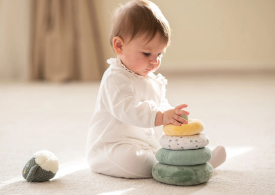 Kikka Boo Stacking Toy Sleepy Sheep made of Fabric for 0++ Months