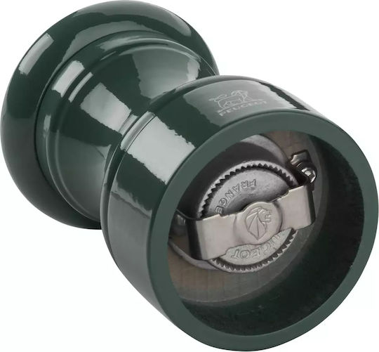 Peugeot Bistro Manual Set Spice Mills made of Wood in Green Color 10cm 1pcs